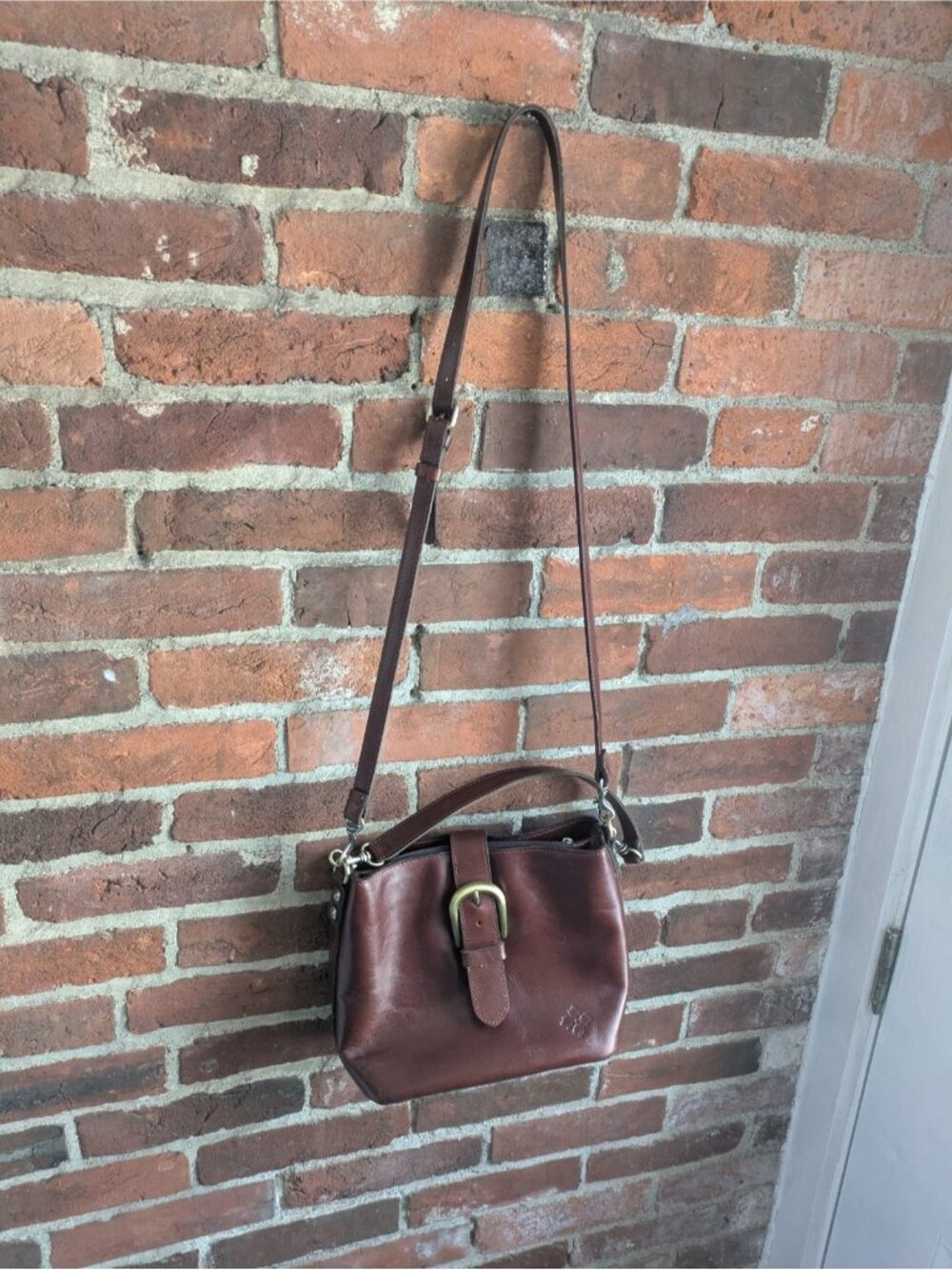 Patricia Nash Brown Leather Handbag Purse - Picture 3 of 14